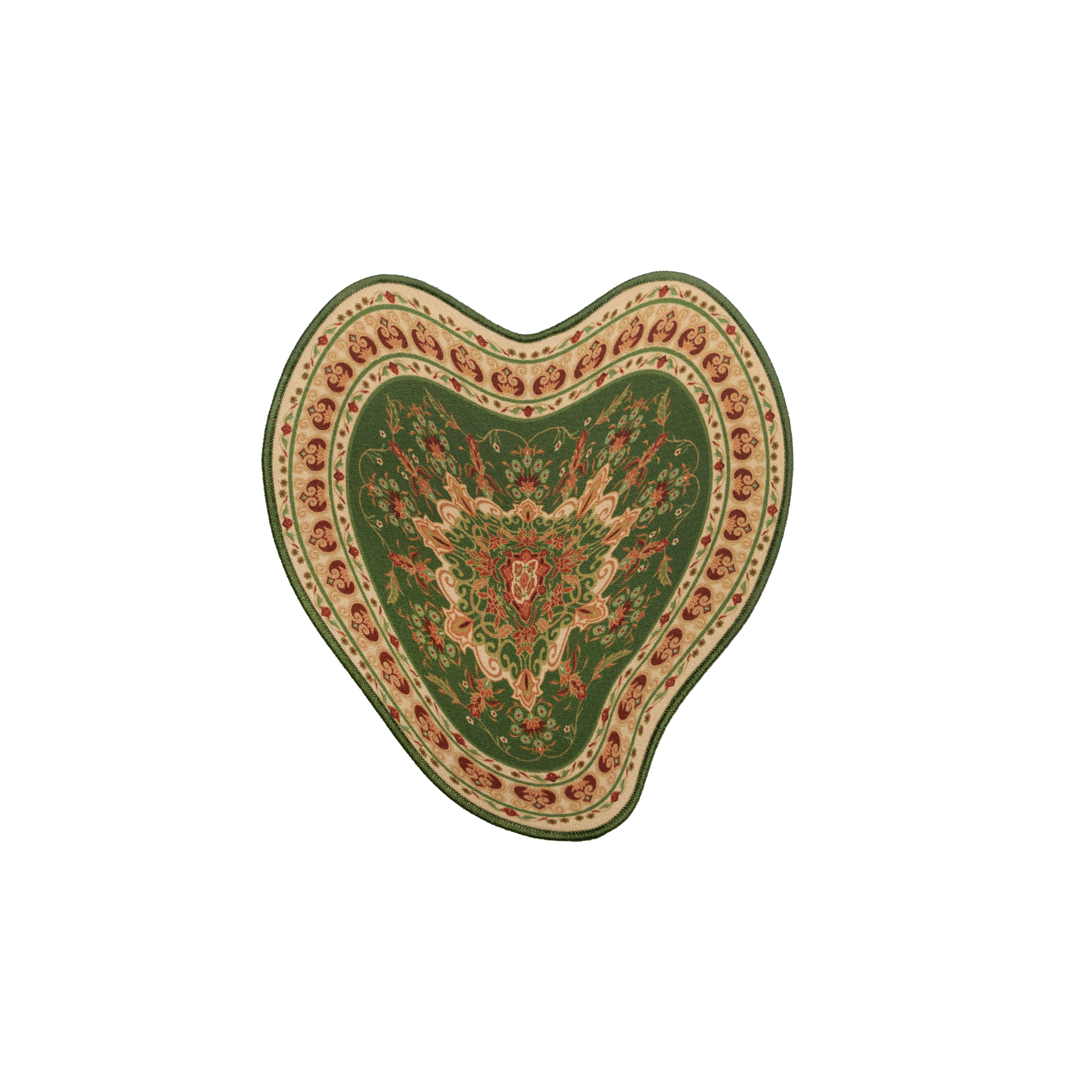 (2in1) Liquified Persian Coaster Set Green