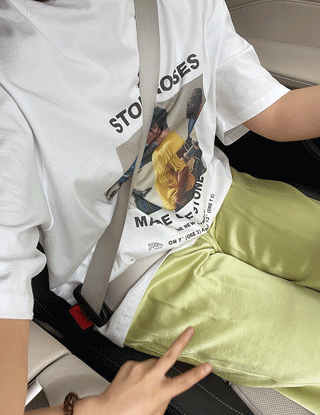 스톤 나염 티셔츠(2C)