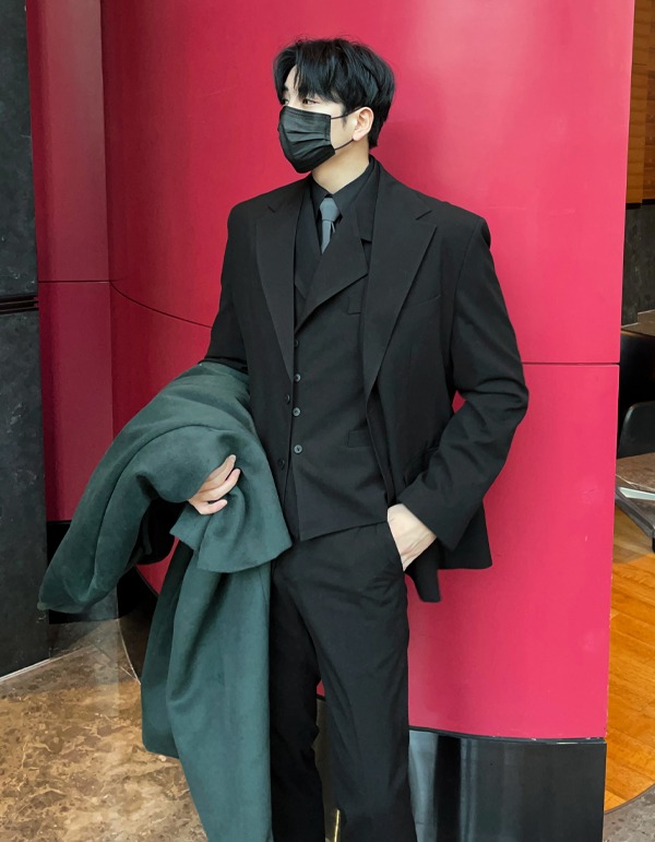 IP Unfired Diagonal WoolSpan Suit