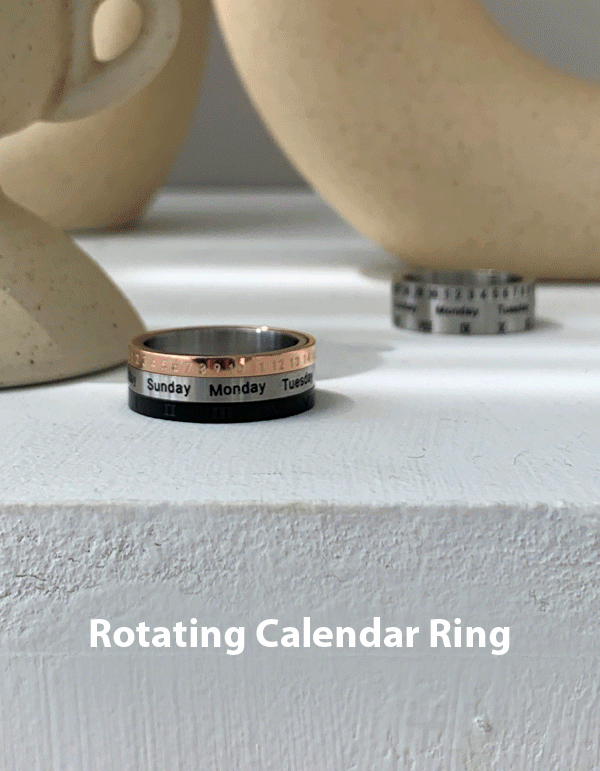 rotating calendar ring
