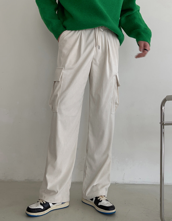 90 two-pocket corduroy trousers