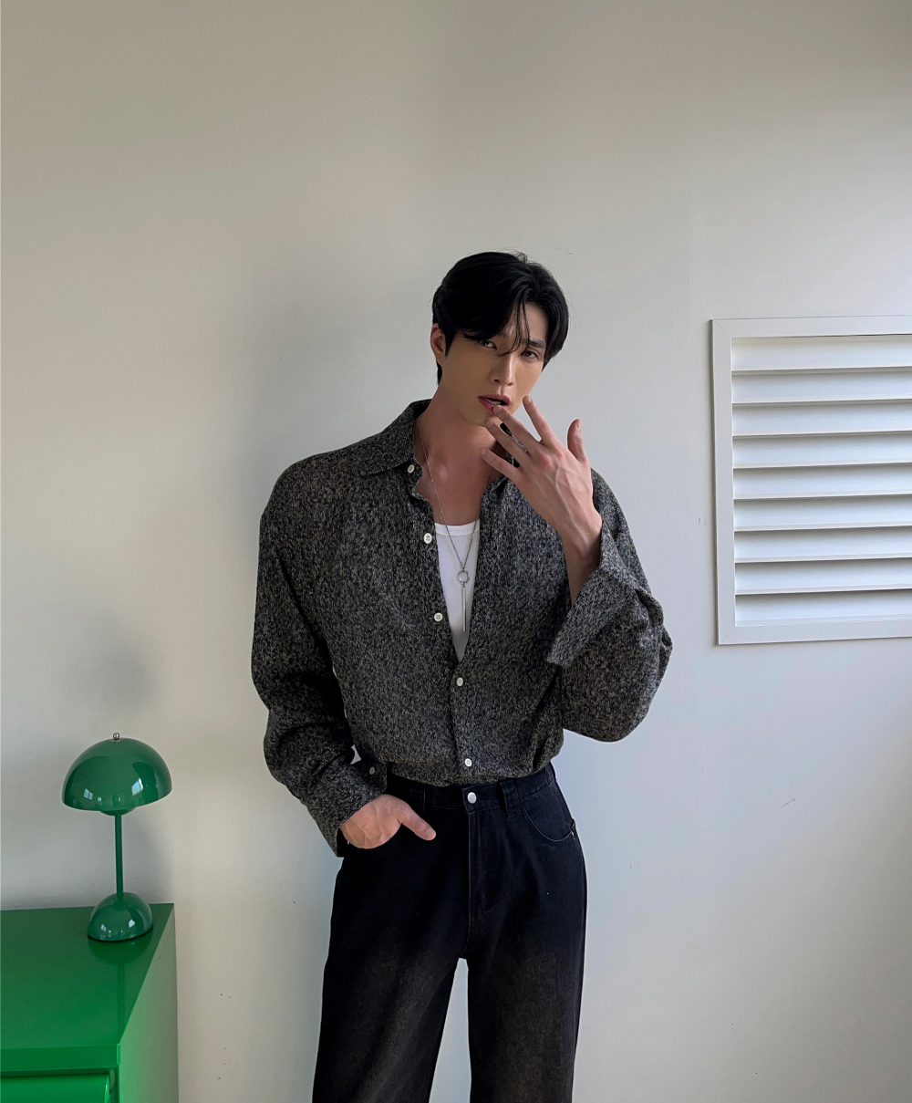 襯衫 模特穿著形象-S1L12