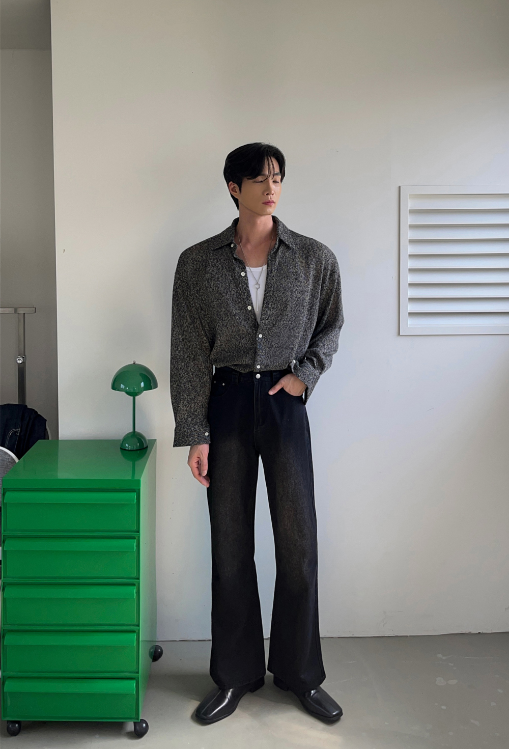 襯衫 模特穿著形象-S1L11