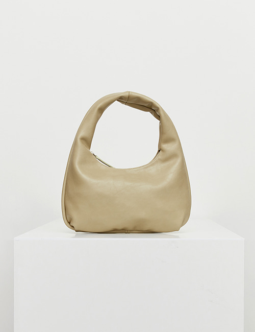 mini plump bag (olive beige)