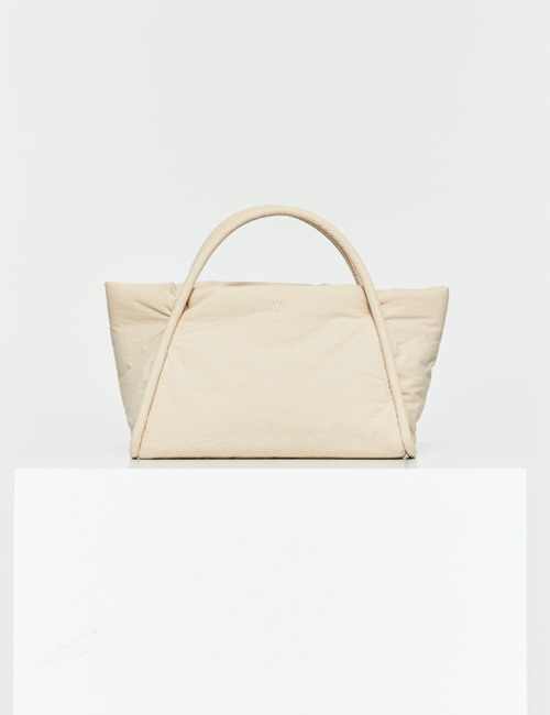mini padded dapper bag (beige)