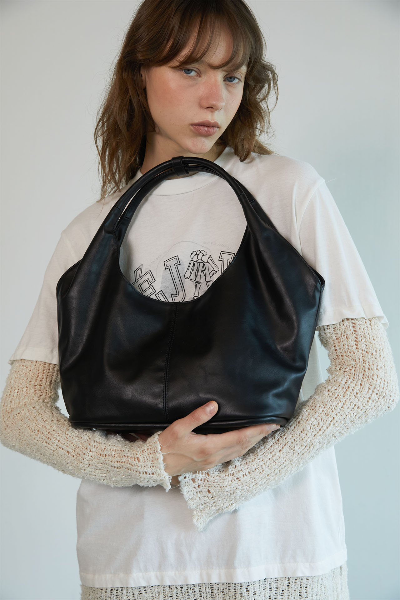 YEOMIM☆mini vase bag canvas black 2nd restock] Mini vase bag (canvas black) - YEOMIM