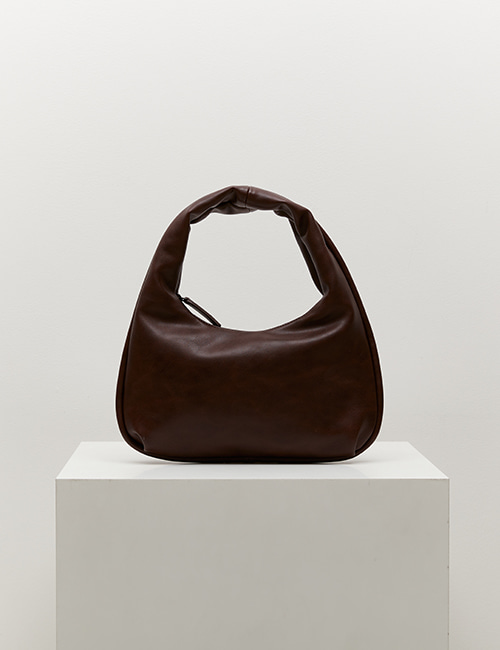 mini plump bag (choco brown)