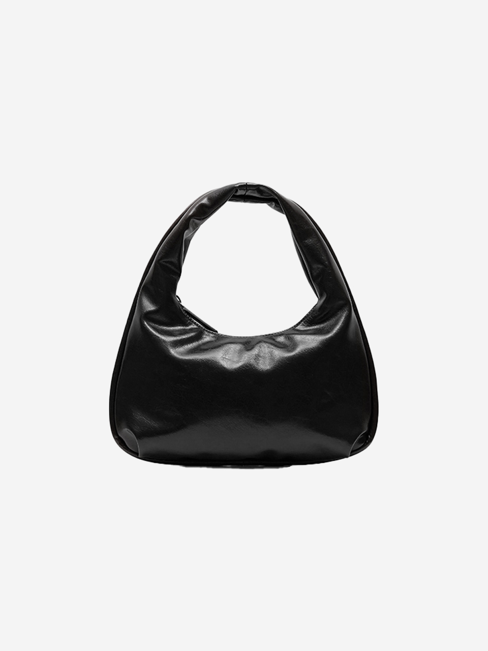 [4차 재입고] mini plump bag (crinkle black)