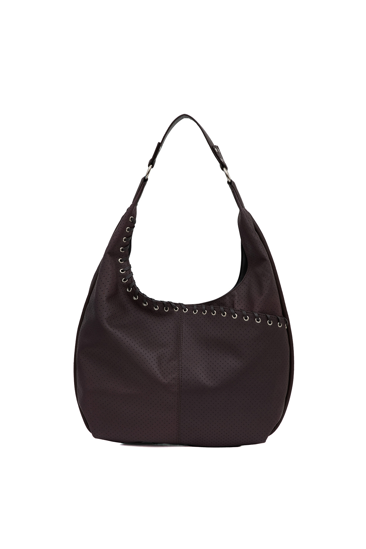 バッグ・カバンその他 YEOMIM slash hobo bag cream yeo-324 Slash hobo bag (crinkle brown) - YEOMIM