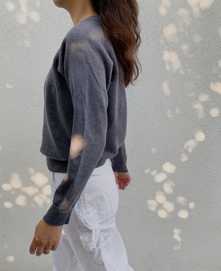 [VINTAGE] 빈티지 라글란 스웻 셔츠 Gray No.1