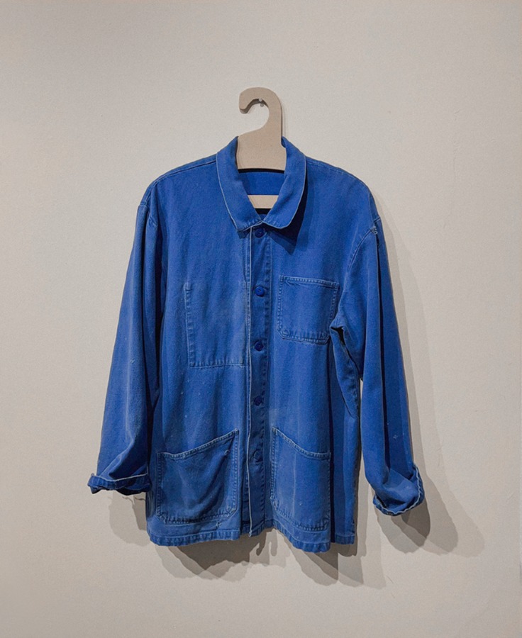 Vintage European Work Jacket 빈티지 유럽 유니섹스 워크 재킷 No.16_23_Faded blue