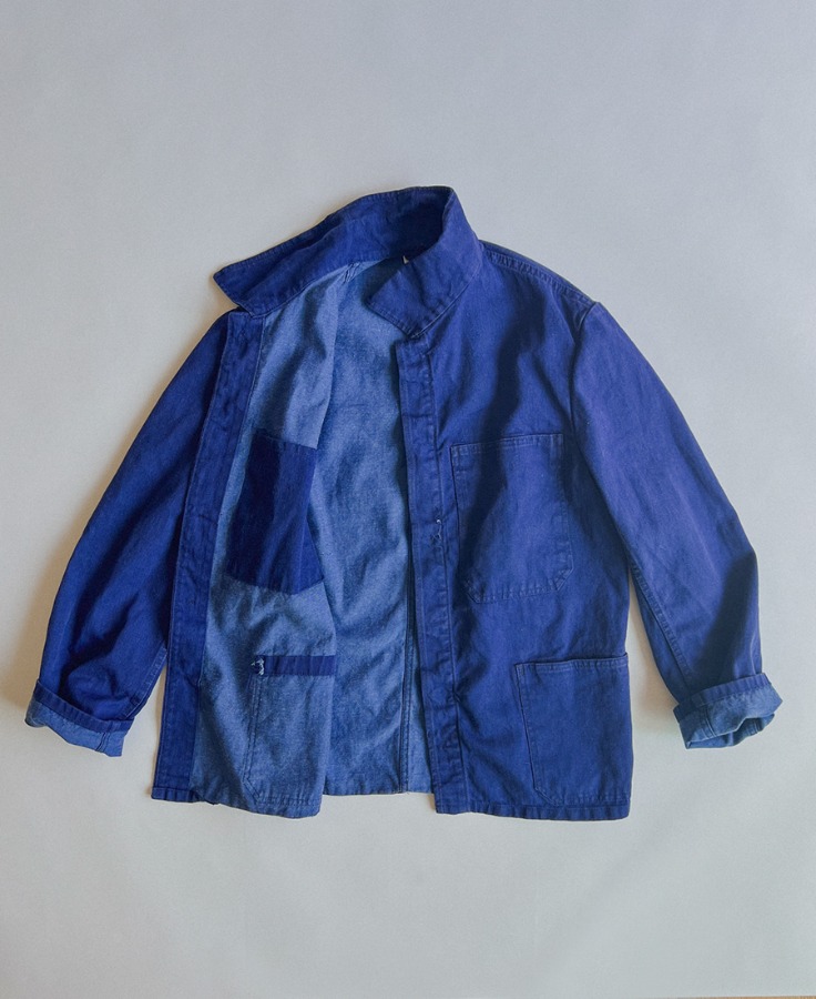 Vintage European Work Jacket 빈티지 유럽 유니섹스 워크 재킷 No.22_23_Midnight blue