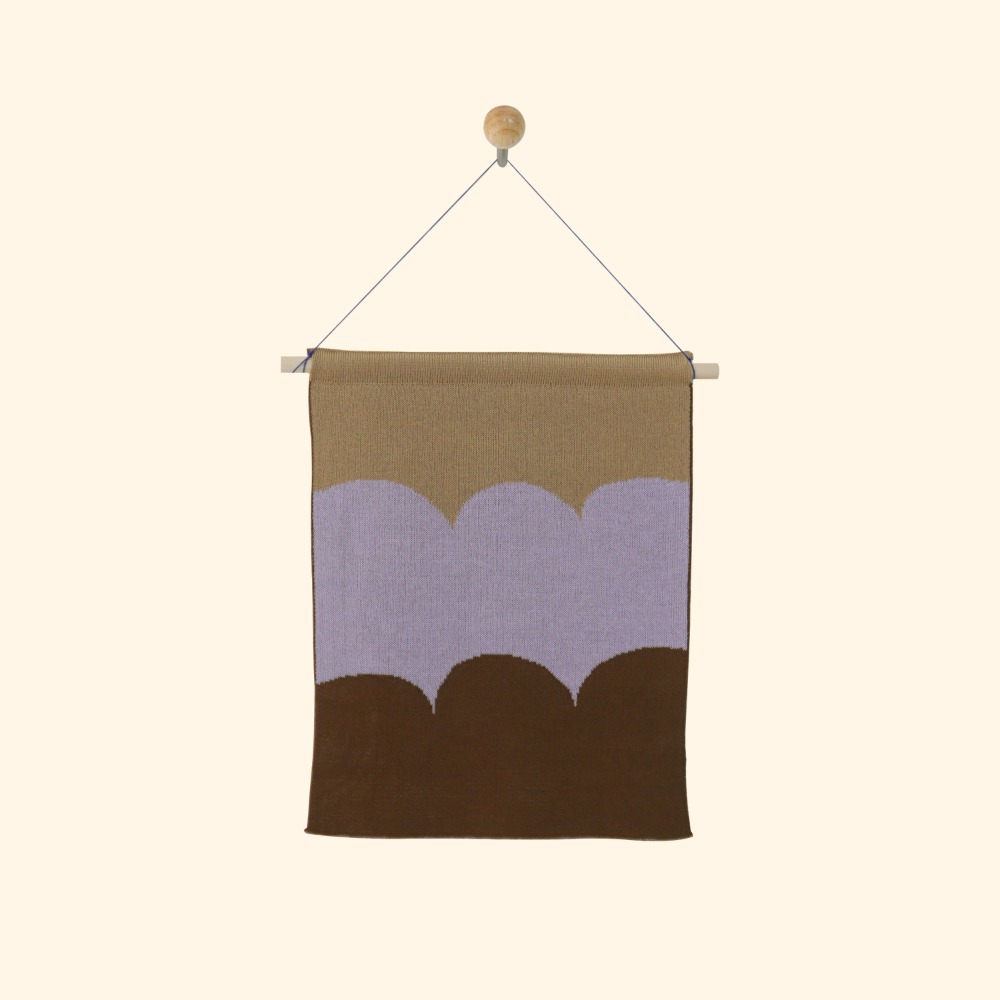 Mon ete, 몬에떼 Petit Knit Poster - chocolat