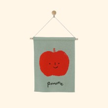 Mon ete, 몬에떼 Petit Knit Poster - pomme