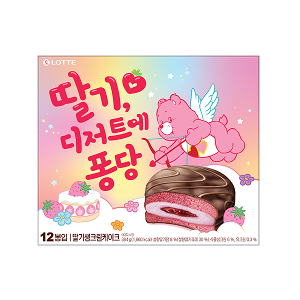 (봄시즌한정) 몽쉘 딸기 생크림케이크 384g