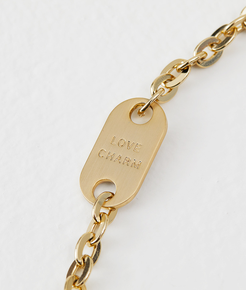 [Signature mini gold chain] 시그니처 참 골드 체인