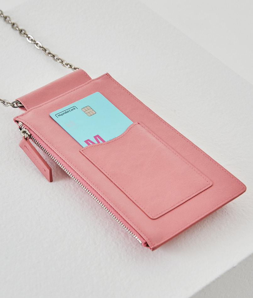 [핸드폰 크로스 미니 페더백] Cell phone cross mini feather bag