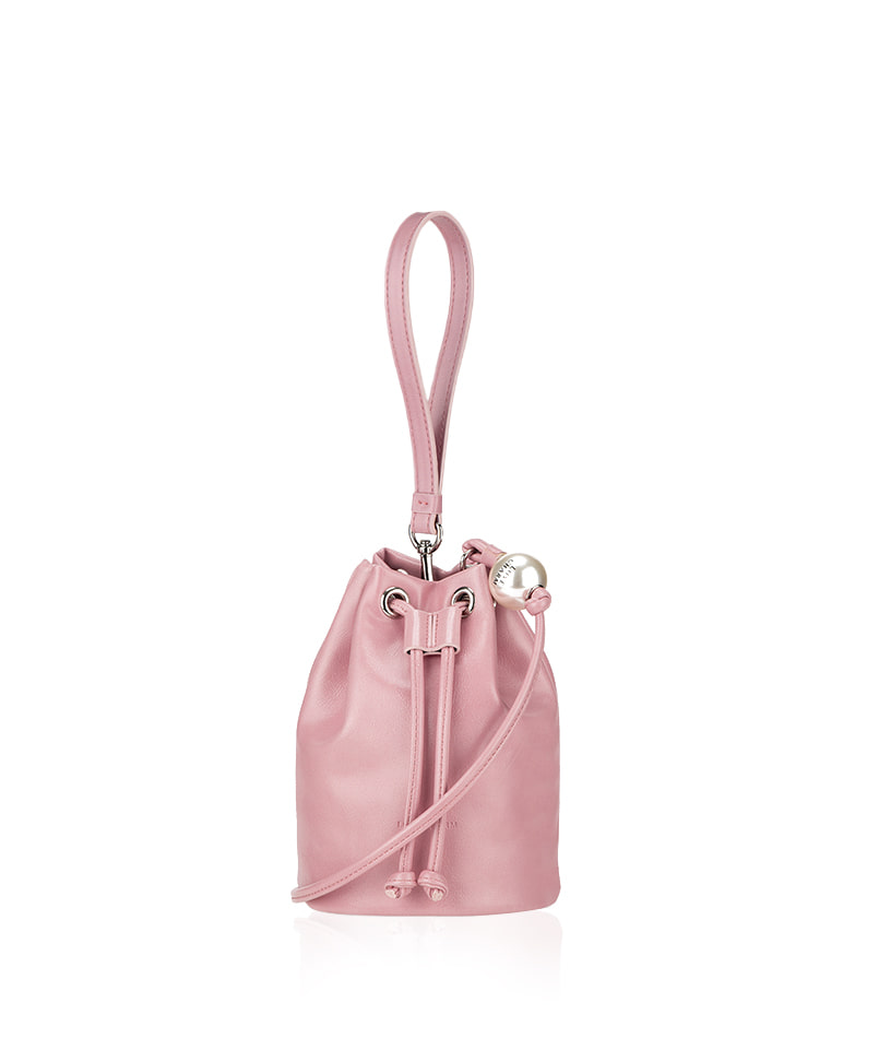 [블랑 미니 버킷백_레더핑크] Blanc Mini Bucket Bag_Leather Pink