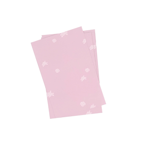 [코랄트리]장미 메모지 핑크