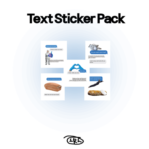엘알엘 Text sticker pack