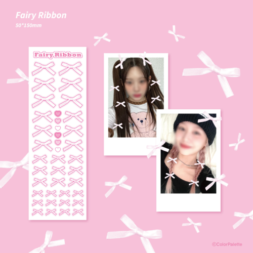 컬러팔레트 Fairy ribbon 씰스티커