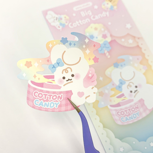 Cotton Candy Sticker