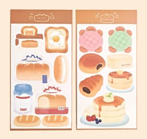 [딸기의마음]수플레와 미니빵들 라벨스티커
