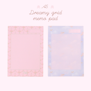 드리미라이츠 [A5] dreamy grid Memo Pad 2type