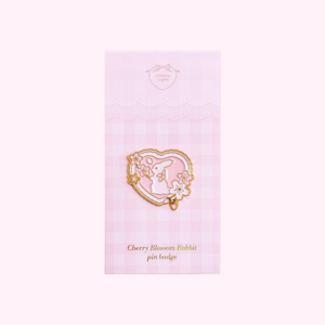 드리미라이츠 cherry blossom rabbit pin badge