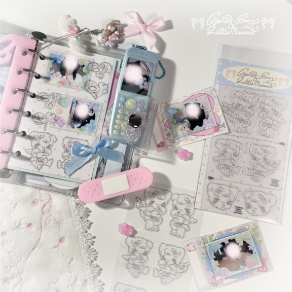 cherish.203 コレクトブック ピンク 韓国作家 cherishコレクトブック