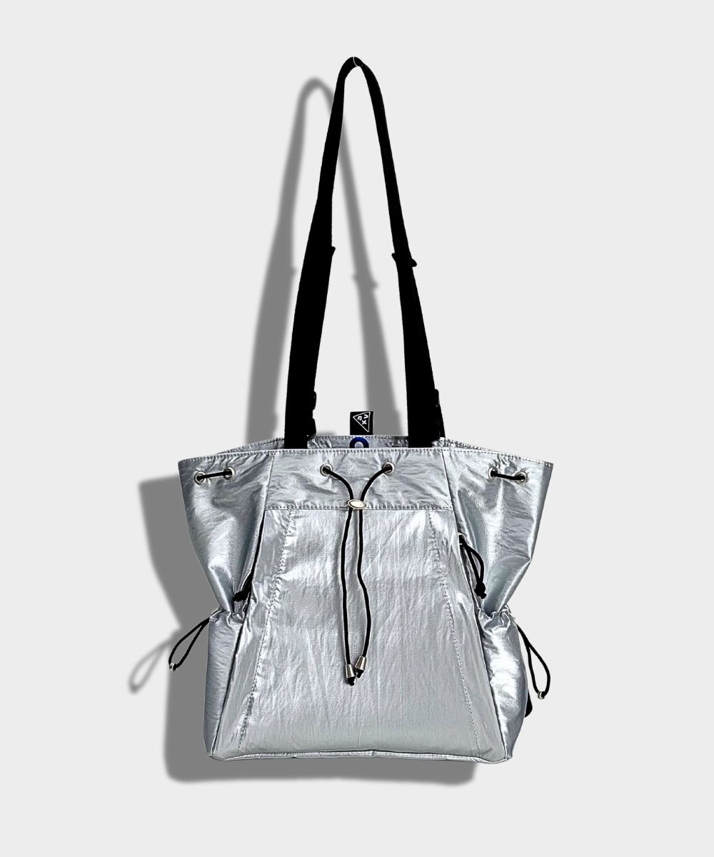 자브 2way MINI 미니 토트 & 백팩 Glossy Silver