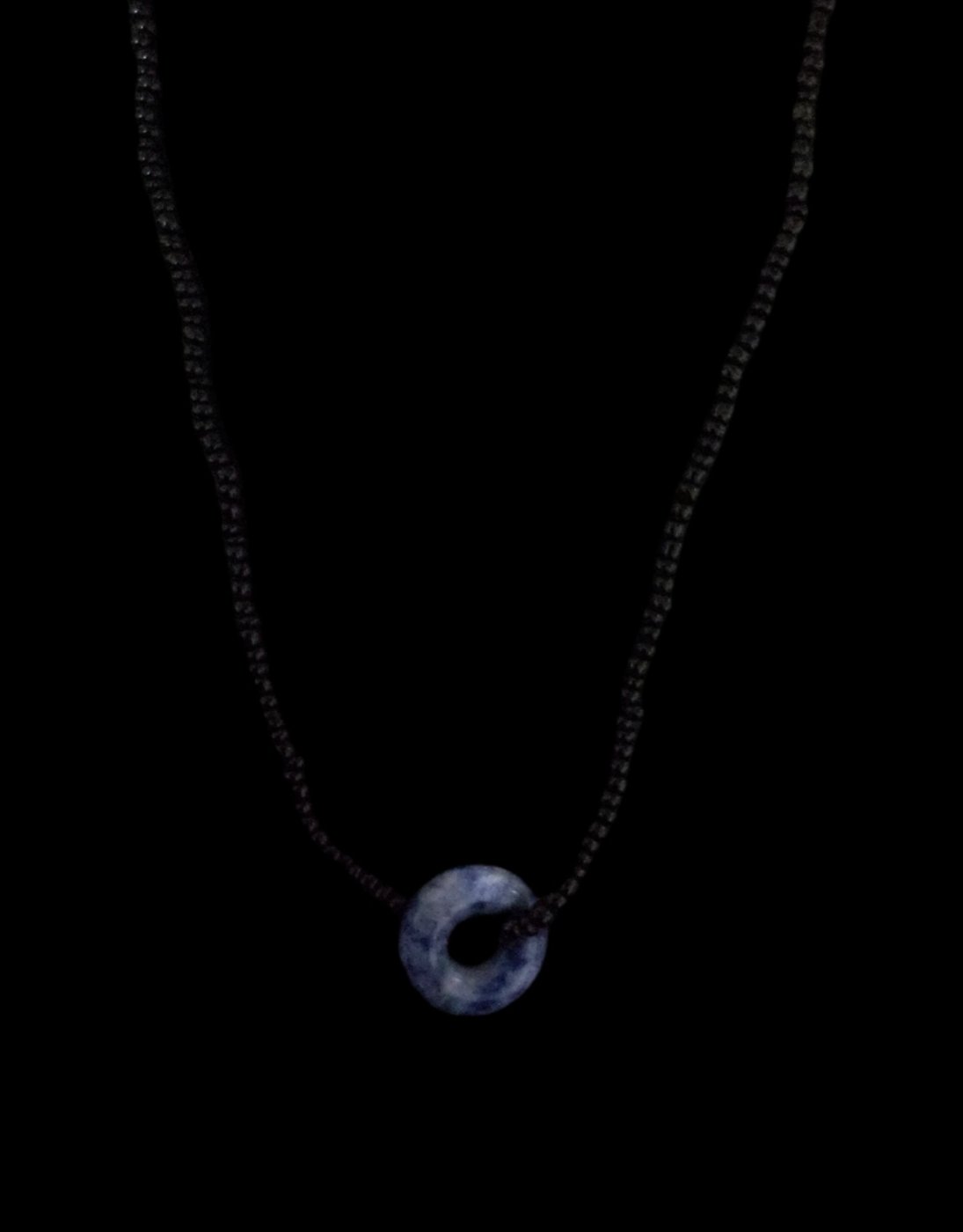 MARBLE DONUT NECKLACE