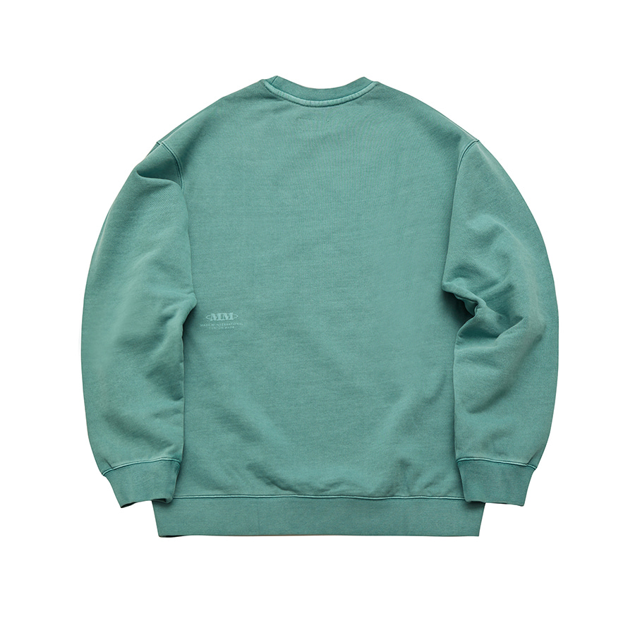 [셀럽착용] Bold Logo Pigment Sweatshirts GR