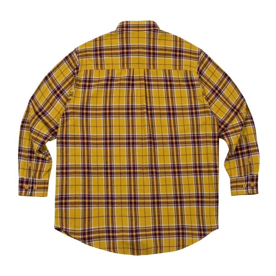 Check Overfit Shirts Yellow
