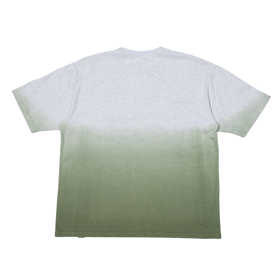 Gradient Dyeed T-shirt khaki