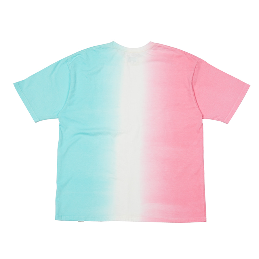 symmetrical dyed T-shirt pink