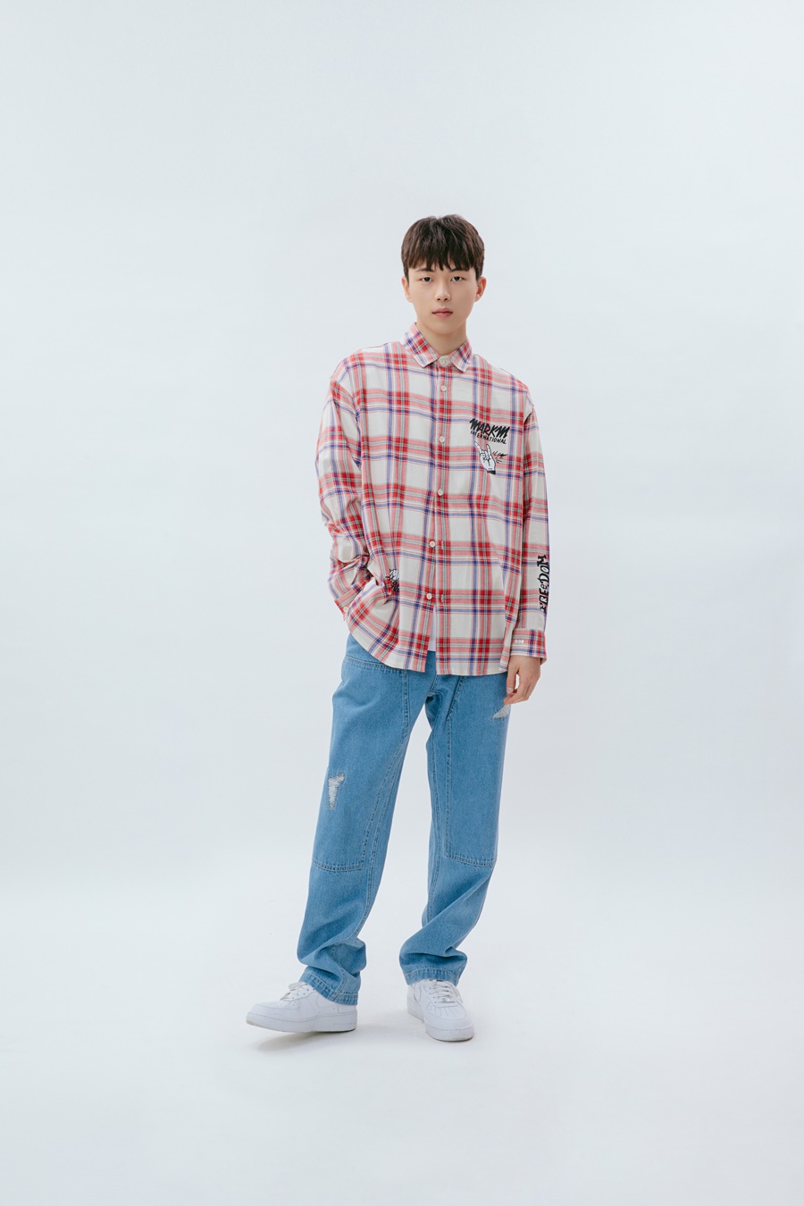 MULTI CHECK SHIRTS RED