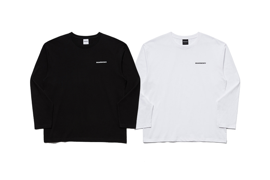 TWO PACK LONG SLEEVE T-SHIRT (WH+BK)