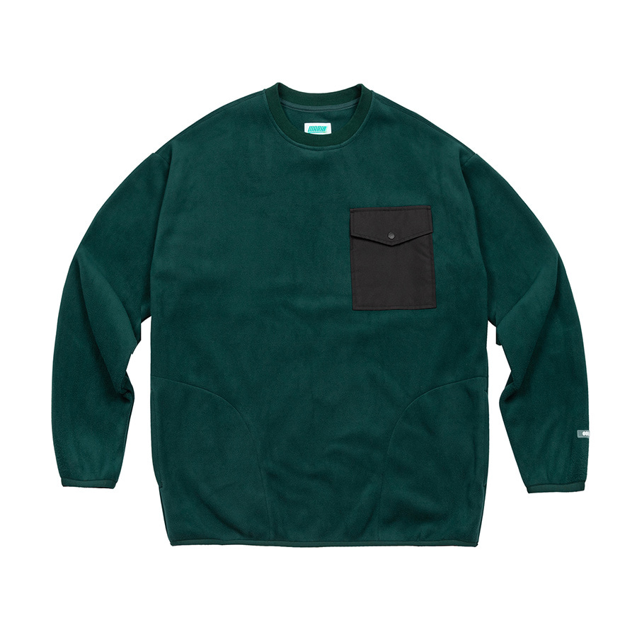 Fleece Sweatshirt Green