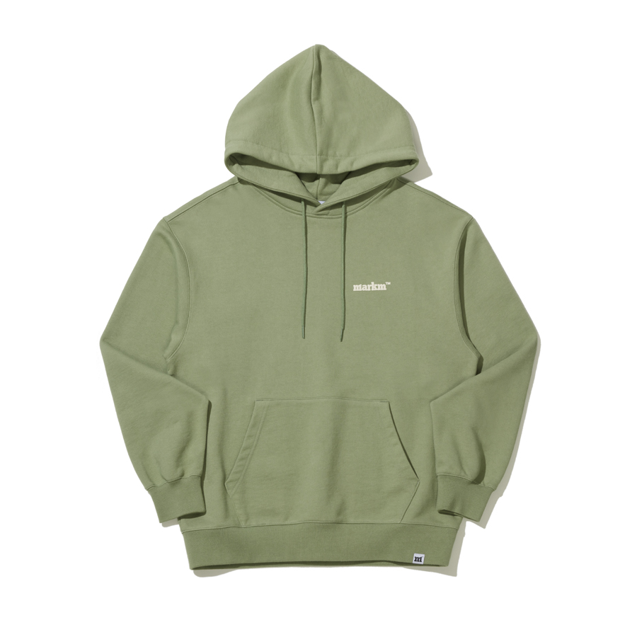 MARKM BASIC SMALL LOGO PULLOVER HOODIE