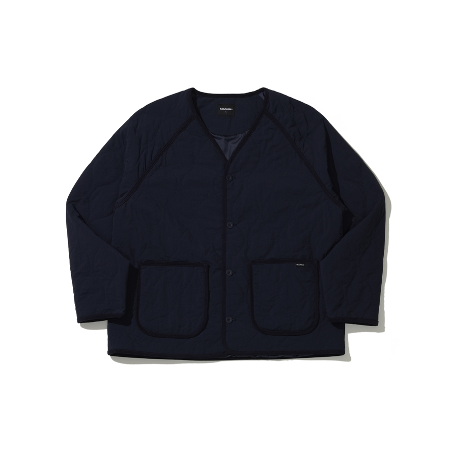 LOOSE FIT QUILTING JUMPER NAVY