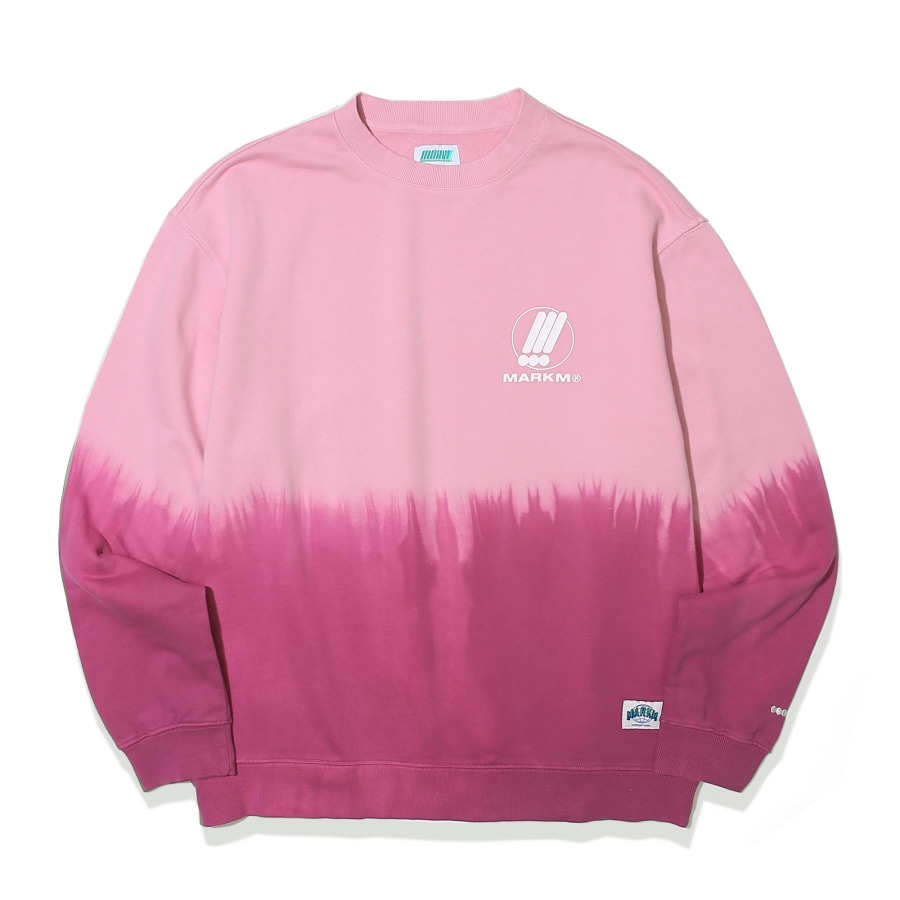 Small Symbol Tiedye Sweatshirts Pink