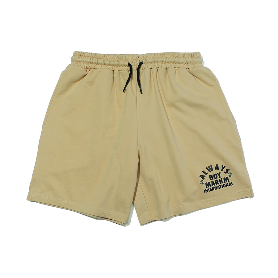 2 END TERRY SHORTS BEIGE