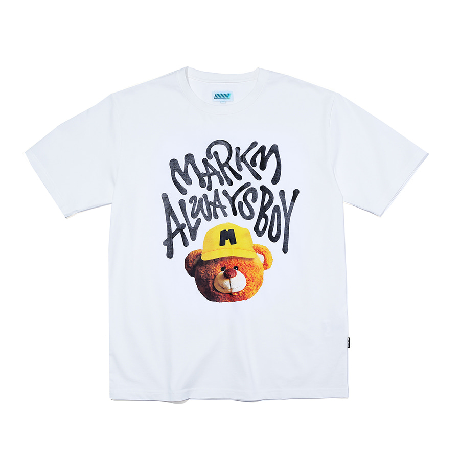 BEAR FACE T-SHIRTS OFF WHITE
