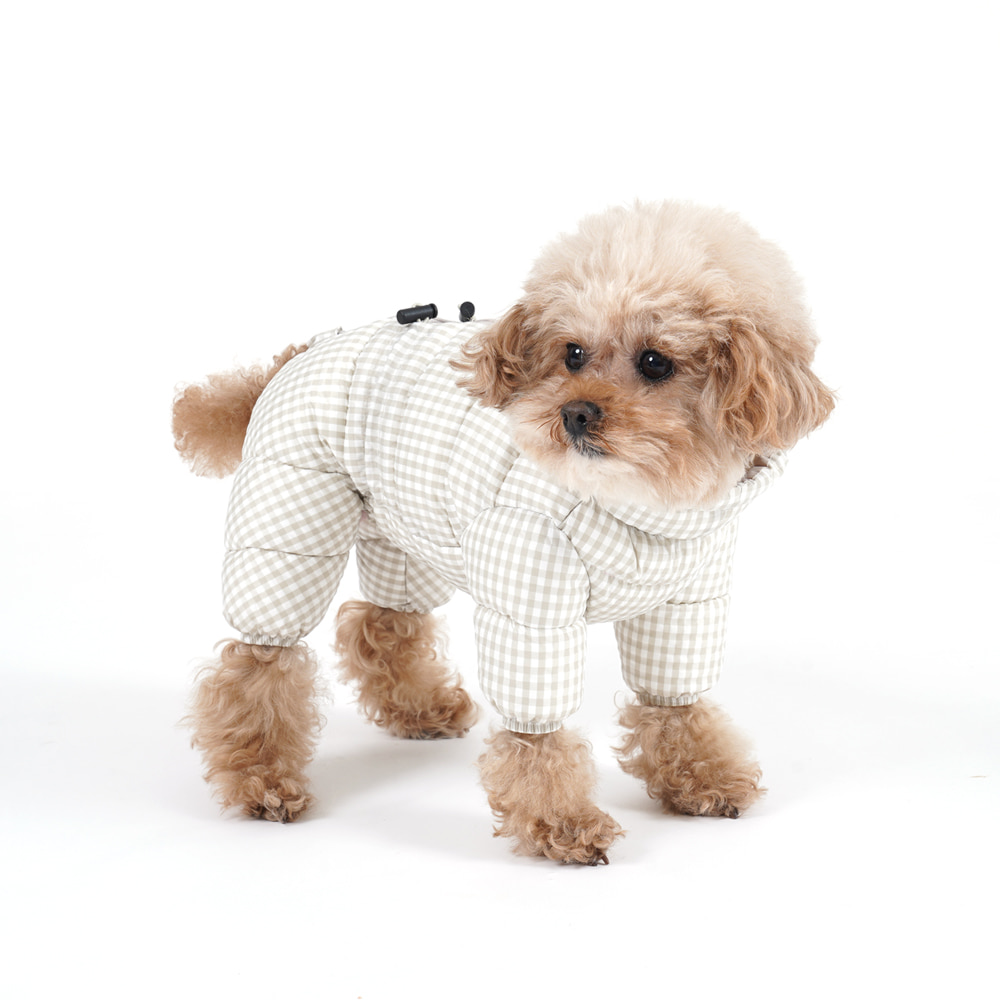 SSOOOK グースピルチェックダウンカバーオール3(男女共用) [SO-OW871