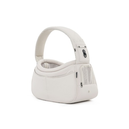 SSOOOK ペットキャリーバッグ ホワイト SSOOOK ☆SLINGBAG V.Smart Mサイズ【カバンが右側デザイン103