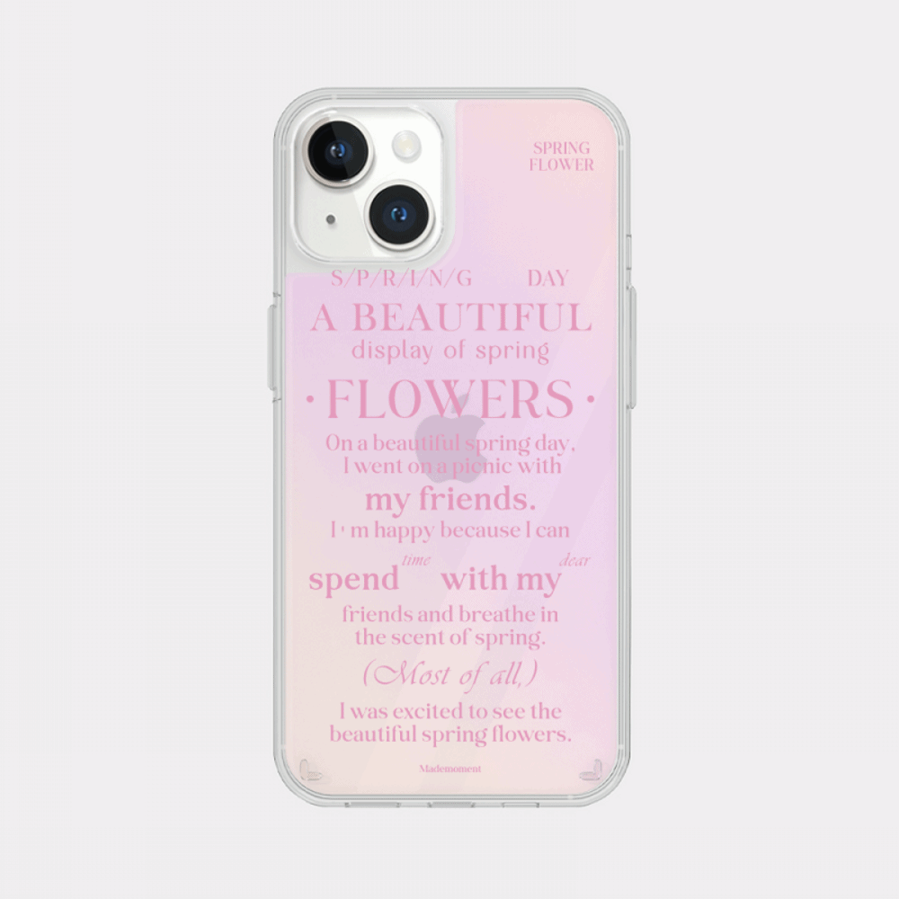 spring of love design [glossy mirror phone case]