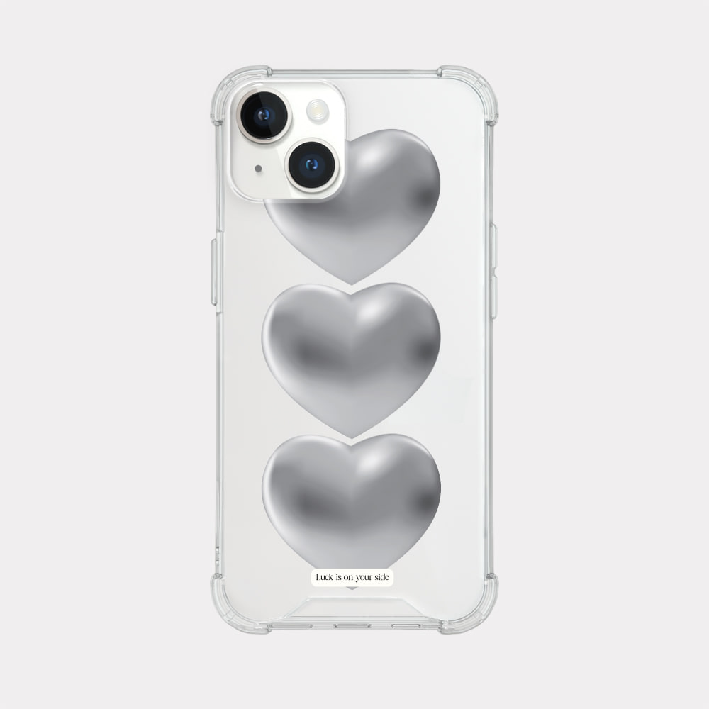 lucky heart design [tank clear hard phone case]