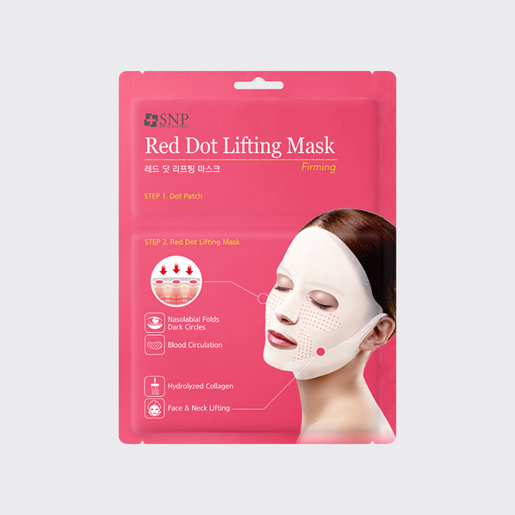 SNP Red Dot Lifting Mask,K Beauty