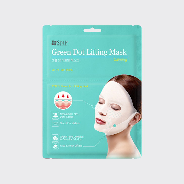 SNP Green Dot Lifting Mask,K Beauty